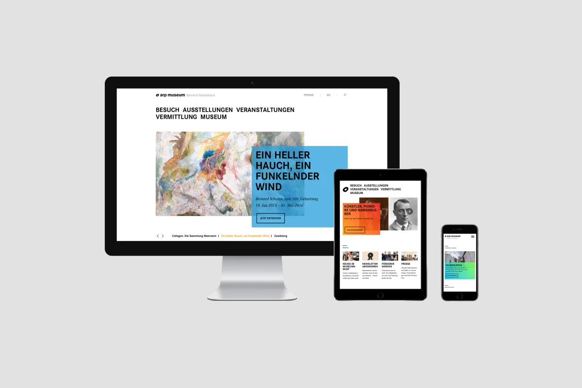 Arp Museum Responsive Website