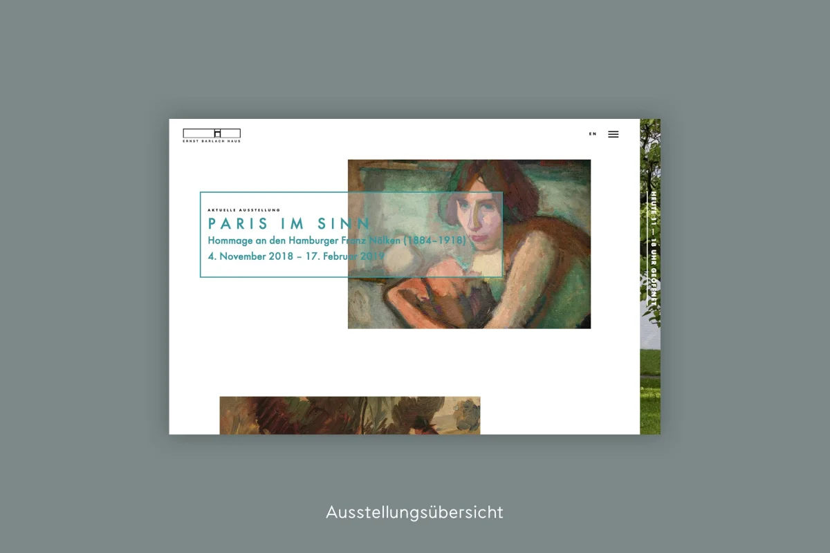 Ernst Barlach Haus Website Relaunch